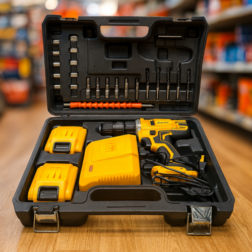 KIT DE TALADRO 2 BATERIAS