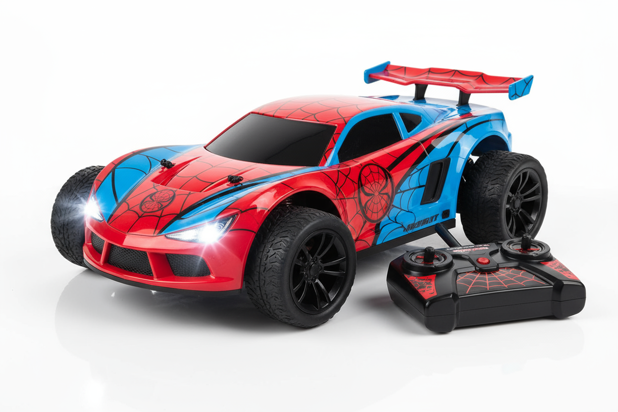 ¡La velocidad y la diversión se unen con este increíble carro a control remoto inspirado en Spiderman! Ideal para niños y fanáticos de los superhéroes.
✅ Diseño deportivo con estilo Spiderman 🕷️
✅ Control remoto fácil de manejar 🎮
✅ Movimientos: adelante, atrás, izquierda y derecha ↔️
✅ Luces brillantes para mayor realismo ✨
✅ Ruedas resistentes para distintos terrenos 🚦
📦 Incluye:
1 Carro RC estilo Spiderman
1 Control remoto
