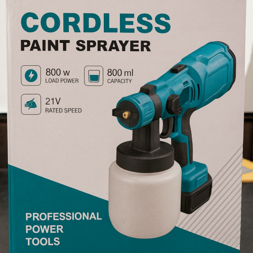 PISTOLA DE PINTURA CORDLESS 2 BATERIAS 48V