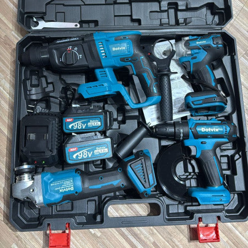 🔧 Set de Herramientas Inalámbricas Dotvix 98V – 5 piezas