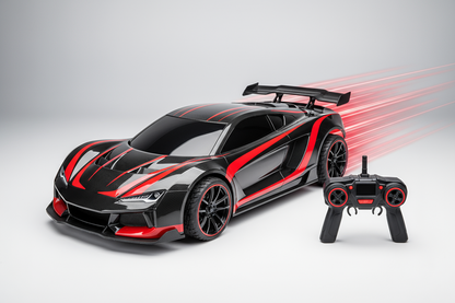 : Diversión asegurada con este espectacular carro RC de diseño deportivo, ideal para niños y adultos que aman la velocidad.



✅ Diseño aerodinámico y moderno 🖤❤️

✅ Control remoto inalámbrico de fácil manejo 🎮

✅ Movimientos completos: adelante, atrás, izquierda y derecha ↔️

✅ Llantas resistentes y de gran agarre 🛞

✅ Perfecto para juegos en interiores y exteriores 🚀



📦 Incluye:



1 Carro deportivo RC



1 Control remoto
