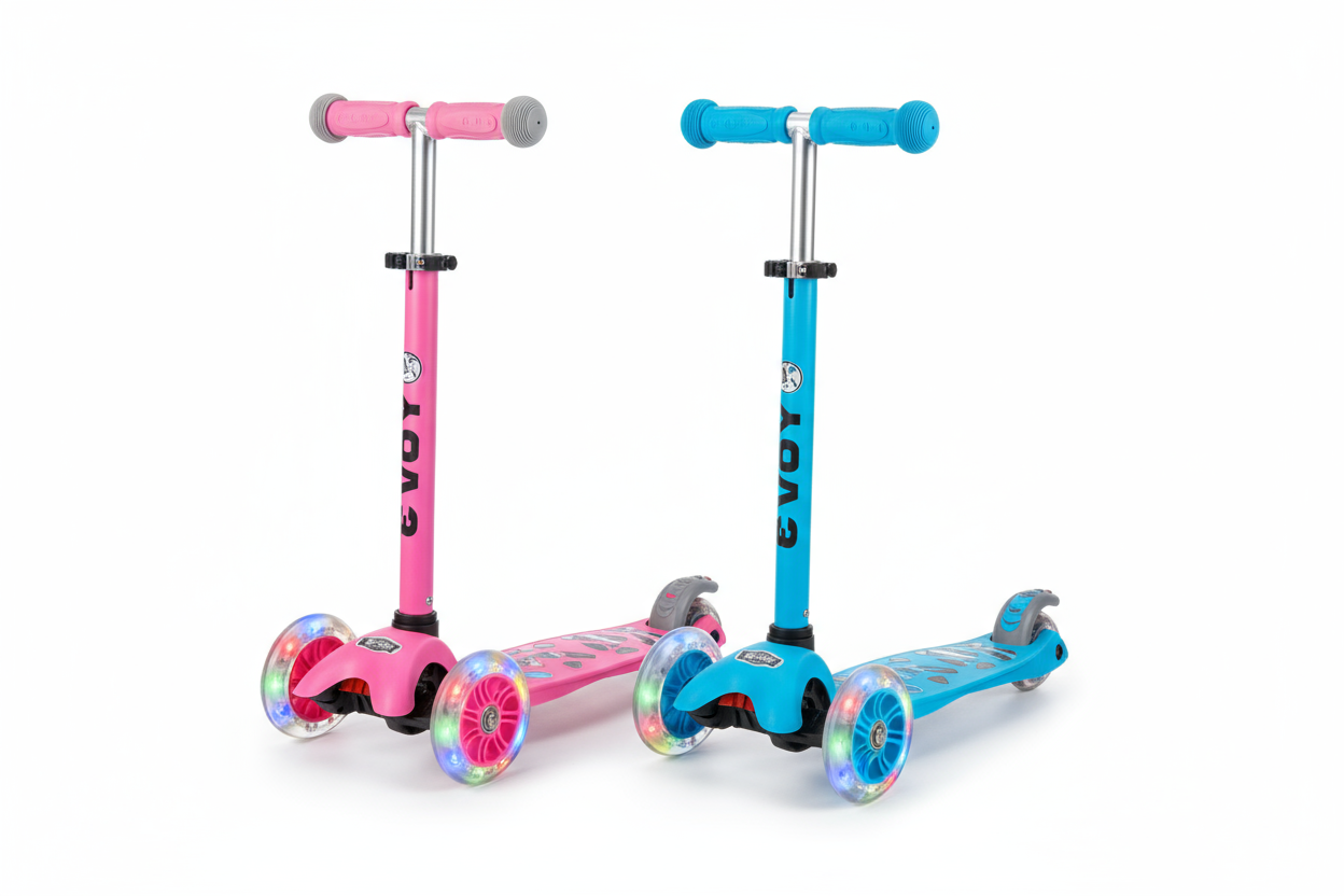 Diversión y estabilidad con el Scooter de 3 Ruedas con Manubrio Ajustable 🛴🎨. Ideal para los más pequeños que comienzan a explorar el equilibrio y la coordinación.



✅ 3 ruedas estables, mayor seguridad para principiantes

✅ Manubrio ajustable en altura, acompaña el crecimiento del niño

✅ Ruedas de colores llamativos, para un estilo divertido

✅ Estructura ligera y resistente, fácil de maniobrar

✅ Diseño moderno y atractivo, disponible en colores rosa y azul

✅ Perfecto para parques, patios y paseos fa