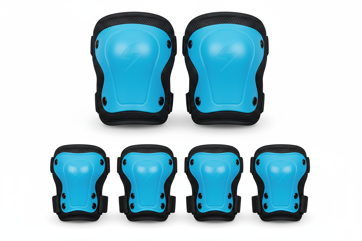 Protege a los pequeños aventureros con el Set de Protección para Patinaje y Deportes 🛹🛼🚲. Seguridad y comodidad en cada movimiento.



✅ Incluye 6 piezas: 2 rodilleras, 2 coderas y 2 muñequeras

✅ Material acolchado y transpirable, máxima comodidad al usarlas

✅ Carcasas rígidas de protección, absorben impactos y reducen lesiones

✅ Correas ajustables, se adaptan a niños de diferentes edades

✅ Ideal para patinaje, bicicleta, monopatín y scooters

✅ Disponible en color azul, atractivo para niños y niñas
