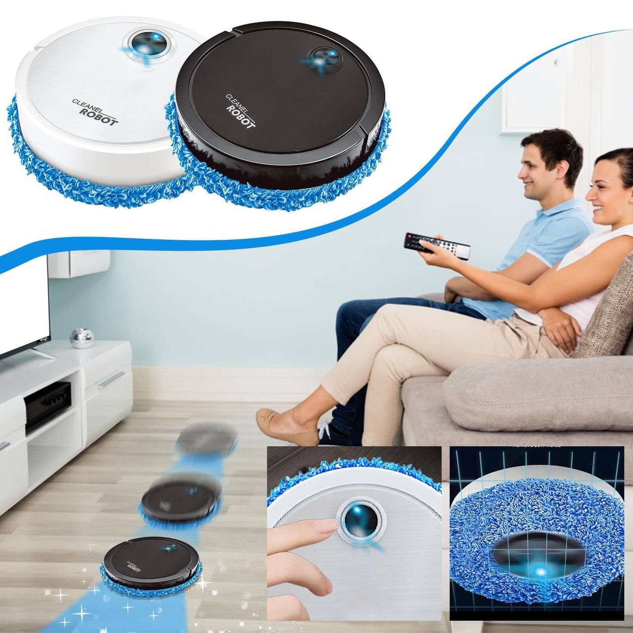 ASPIRADORA INTELIGENTE CON TRAPEADOR XM12